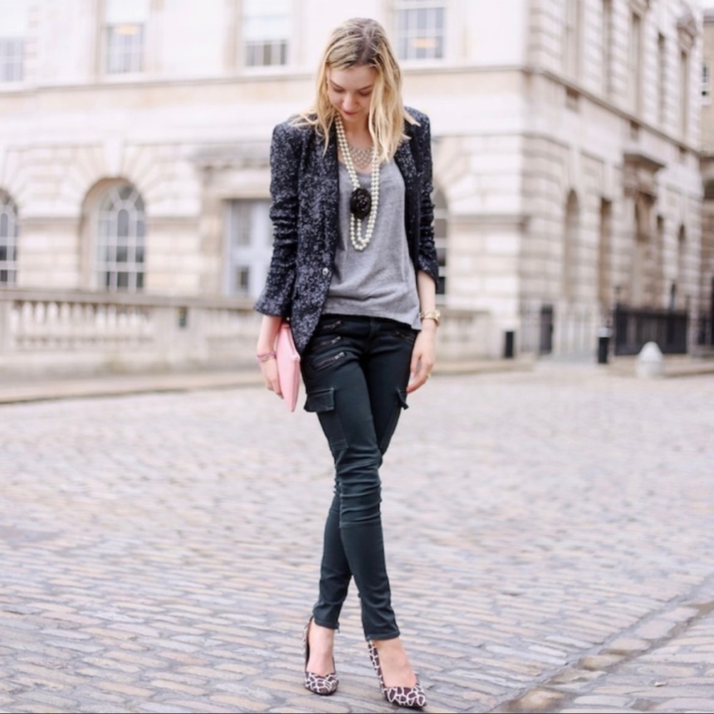 Zadig & Voltaire Sequinned fitted jacket